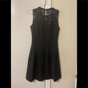 H&M black sleeveless dress with lace detail BNWT 6